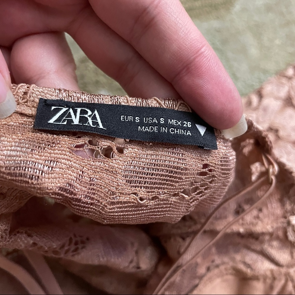 Zara lace bodysuit size small - Picture 3 of 7